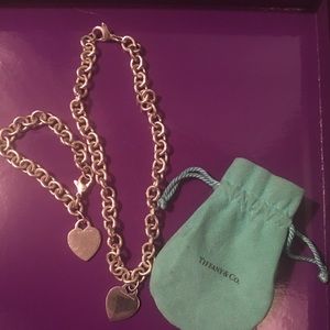 Authentic Tiffany Necklace and Bracelet